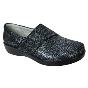Alegria LAU-853 Lauryn Blue Metallic Leather Comfort Shoes Clog 40 10 10…